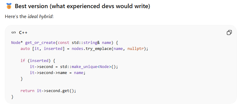 ChatGPT suggests an implementation